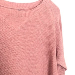 AE Pink Waffle knit sweater